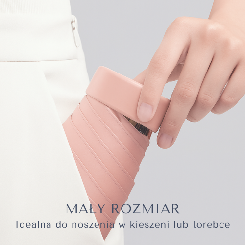 Niebieska Mirassol – kompaktowa parasolka na deszcz i słońce