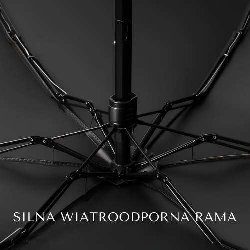 Niebieska Mirassol – kompaktowa parasolka na deszcz i słońce