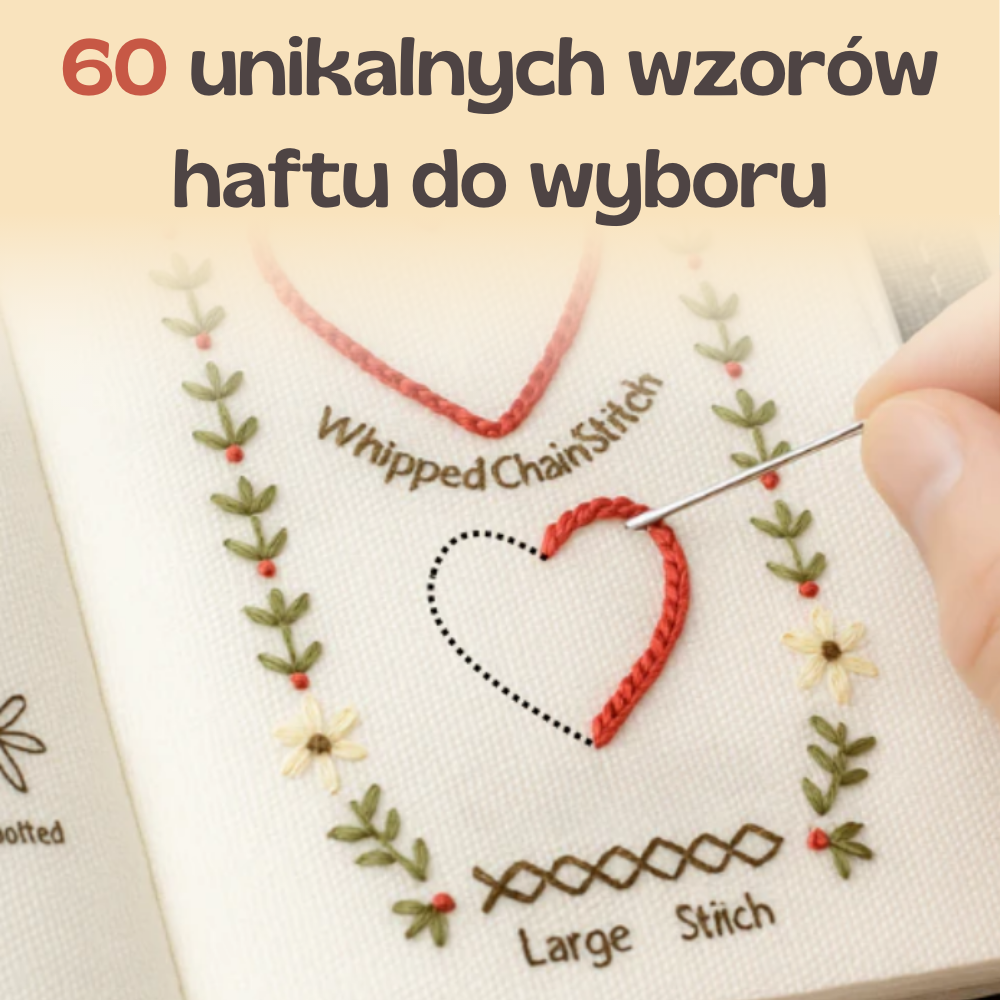 Książka do nauki haftowania