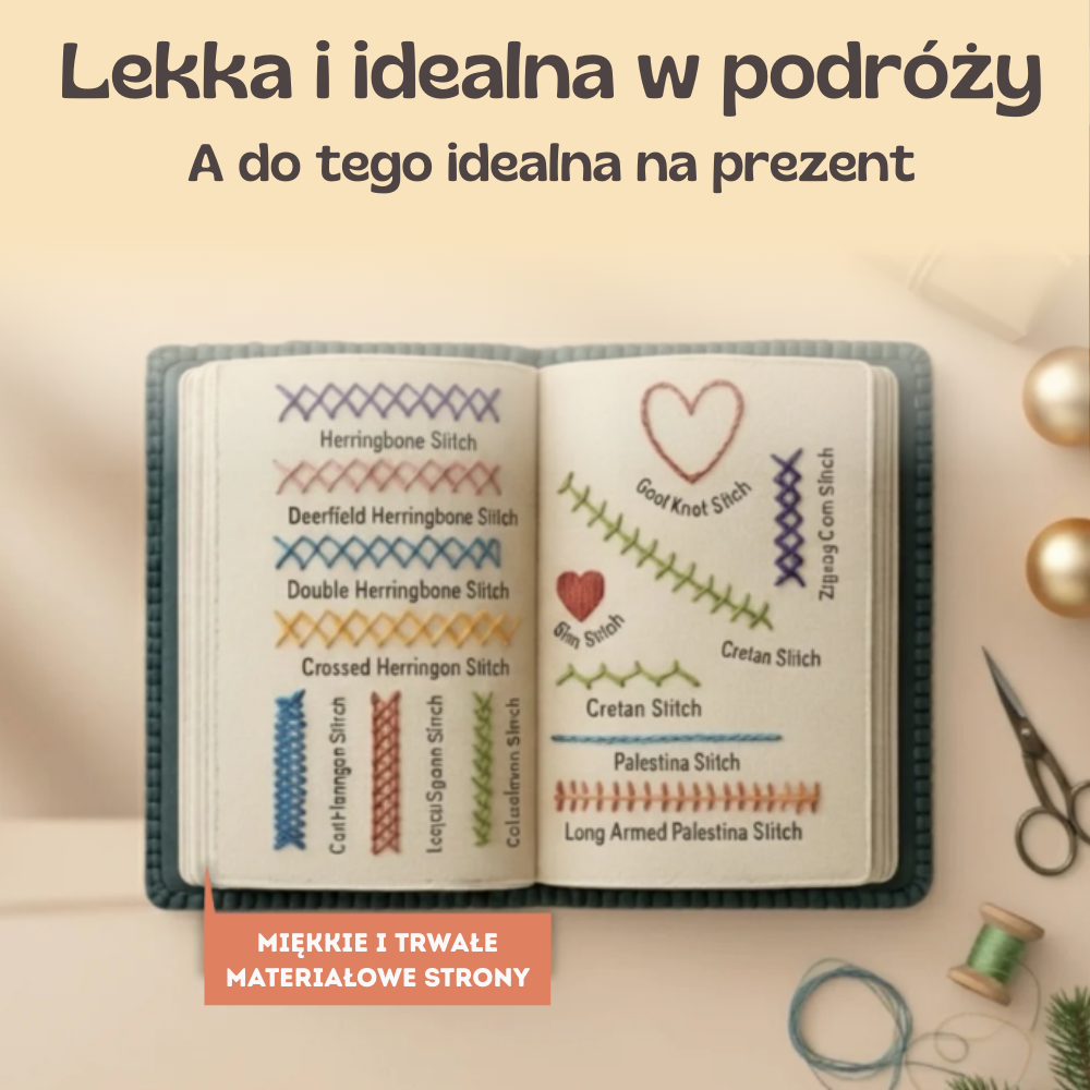 Książka do nauki haftowania