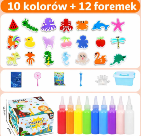 WodneStworki™ - Zestaw do Tworzenia Wodnych Figurek